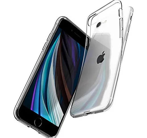 Spigen Cover iPhone SE 2020, Cover iPhone 8/7 Liquid Crystal Progettato per iPhone SE 2020...