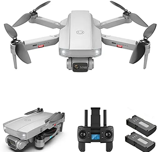 LiLong HJ188 GPS 4K Dual Camera Drone con Motore Brushless, 5G WiFi FPV Drone con Funzione...