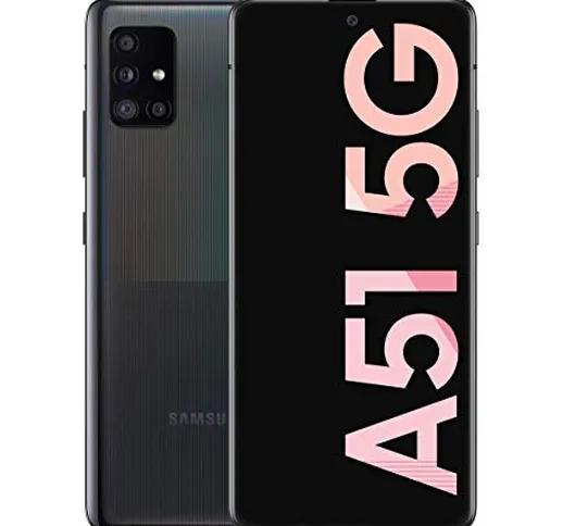 Samsung Galaxy A51 5G Smartphone con Display 6.5" FHD+ Super AMOLED, 6/128GB, Dual-SIM, Ne...
