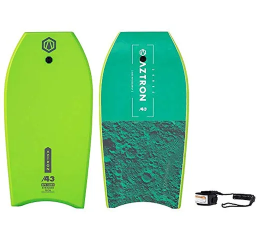 Aztron Ceres, Bodyboard Unisex Adulto, Verde, 109x55x5,6