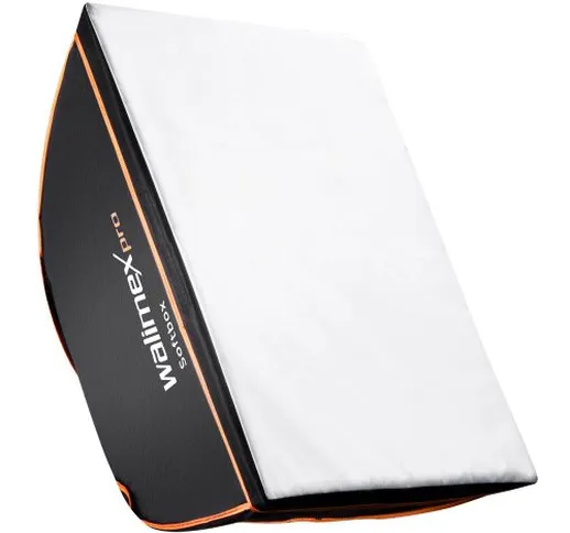 Walimex Pro - Softbox Electra piccolo, 60 x 90 cm, colore: Arancione