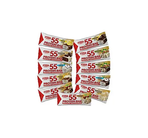 55 Protein Bar Nocciola Ricoperta Cioccolato 55 Gr