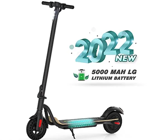 M MEGAWHEELS Electric Scooter,Monopattino Elettrico,pieghevole e regolabile in altezza,Mot...