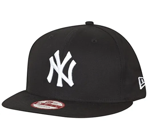 New Era - Cap MLB 9fifty NY Yankees, Baseball Beretto unisex, Nero/Bianco(Black/White), La...