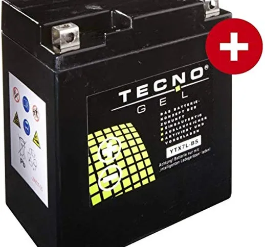 YTX7L-BS Tecno Gel-batteria per Vl 250 LC Intruder Anno 2000-2001