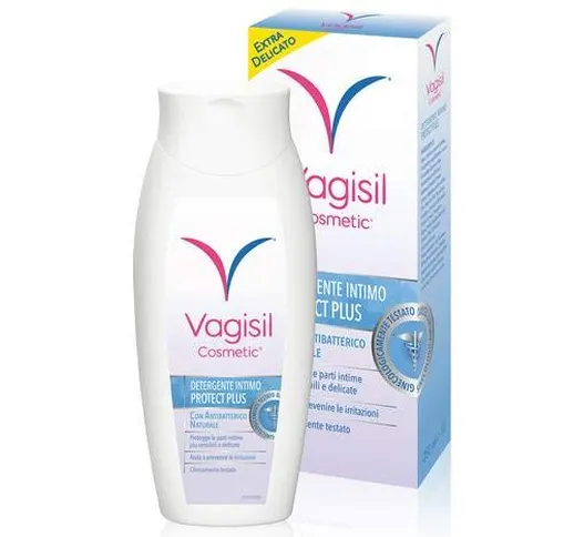 Vagisil Detergente Intimo Protect Plus con Antibatterico Naturale Extra Delicato 250 ml