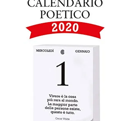 Calendario poetico 2020