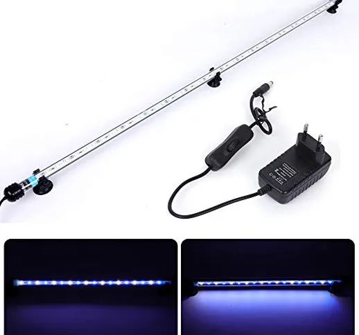 MLJ LED Aquarium Lighting Luce di Pesce Drago Illuminazione per Acquario Impermeabile (Deu...