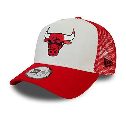 A NEW ERA Era Chicago Bulls NBA cap Trucker Kappe Verstellbar Basketball Snapback Rot - On...