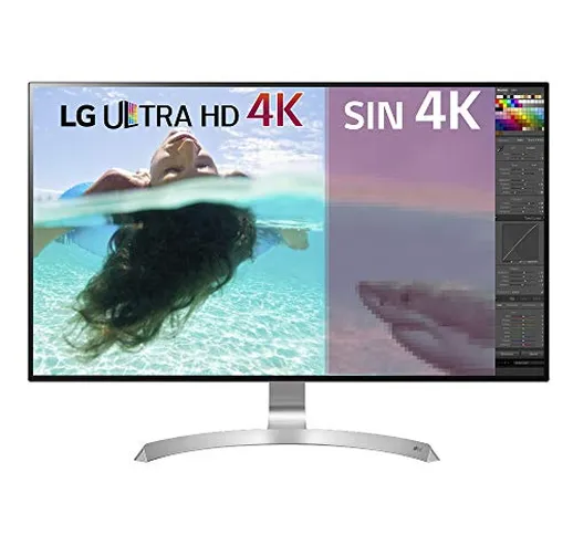 LG 32UD99 Monitor da 32" 4K UltraHD LED IPS HDR 10, 3840 x 2160, AMD FreeSync, Multitaskin...