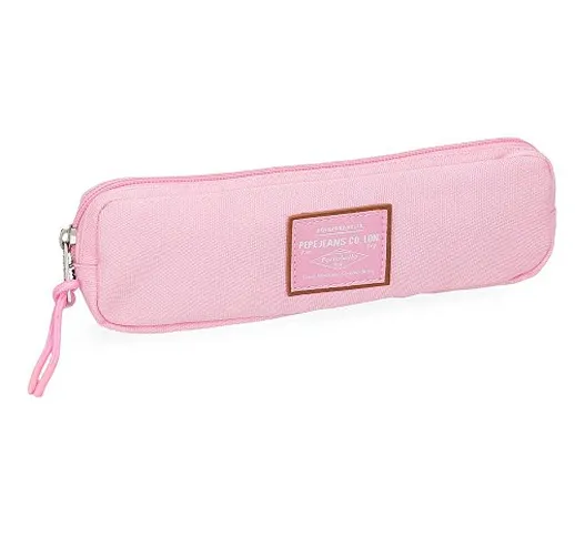 Pepe Jeans Cross Beauty Case da viaggio, 27 cm, 0.57 liters, Rosa