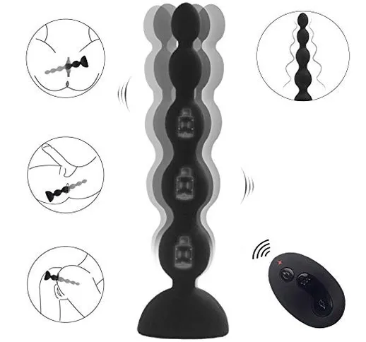 Minnhnng Grande Plug Anàlé Ｖībràntè da Donna Silicone Prostａtａ Stimolａtore Massaggiat...