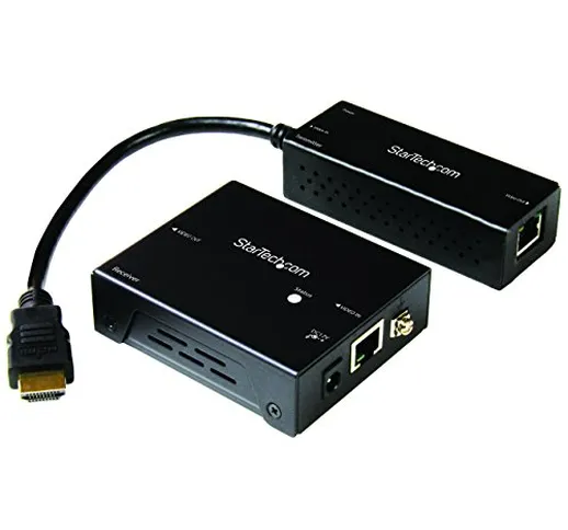 StarTech.Com Kit Extender HDBaseT con Trasmettitore Compatto, HDMI via CAT5, fino a 4k