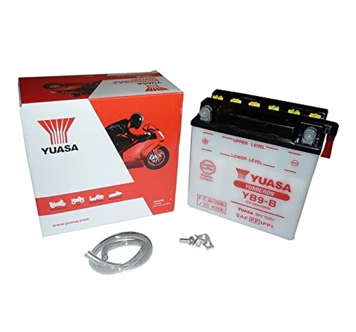 YUASA BATTERIE YB9-B aperto senza acido