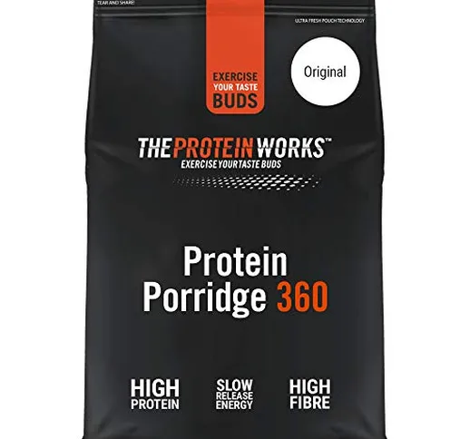 The Protein Works Porridge Proteico 360 Basso Contenuto di Zuccheri, Ricco di Fibre, Vitam...