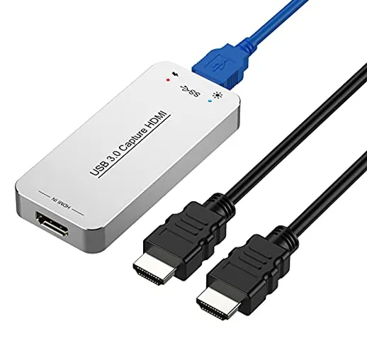 DIGITNOW! HDMI USB 3.0 dongle di acquisizione Video e Dispositivo per Scheda HDMI Dongle F...