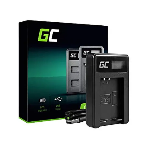 Green Cell® LC-E12 Caricabatterie per Canon LP-E12 Batteria e EOS 100D, EOS 1100D, EOS M,...