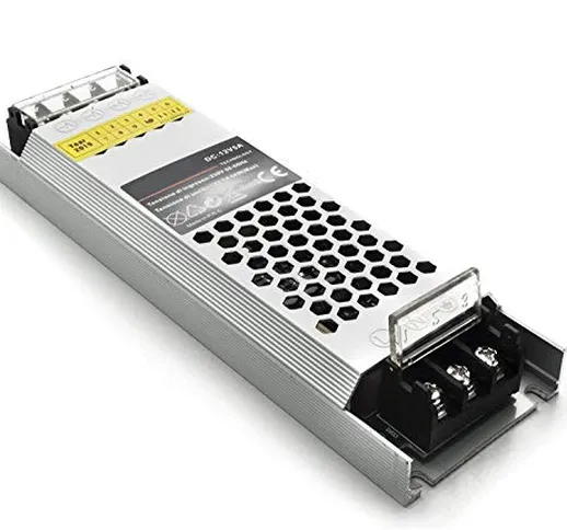 Alimentatore slim 60W trasformatore da 230V a 12V 5A strisce luci LED telecamere