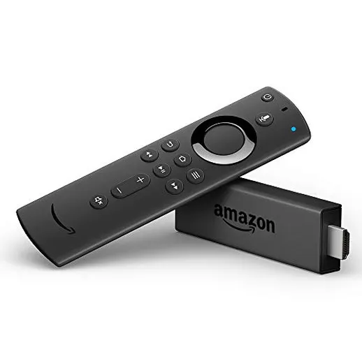 Amazon - Fire TV Stick with all-new (2nd Gen, 2019 Model) Alexa Voice Remote Streaming Med...