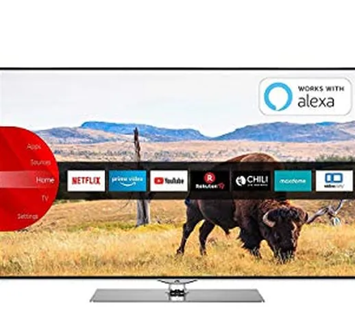 JVC TV Smart da 49'' UHD 4K , LT-49VUQ73I, serie 2019 [Esclusiva Amazon.it] [Classe di eff...