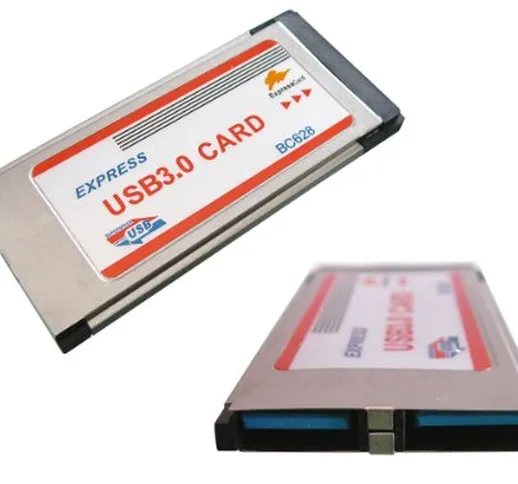 Kalea-Informatique © Expresscard 34 - Scheda di Controllo Express Card da 34 mm per USB 3....