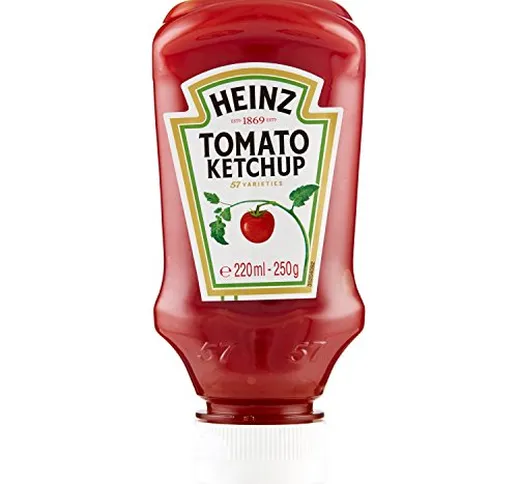 Heinz Ketchup Top Down - 9 pezzi da 250 g [2250 g]