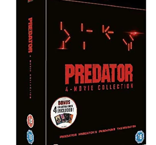 Predator 1-4 (4 Blu-Ray) [Edizione: Regno Unito]
