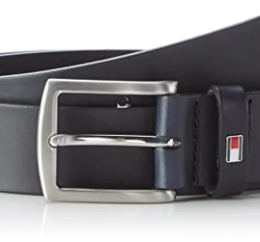 Tommy Hilfiger New Denton Belt 3.5 Cintura, Blu (Midnight), 90 cm (Taglia Produttore: 90)...