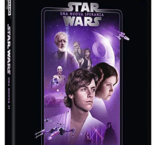 Star Wars 4 Una Nuova Speranza Uhd 4K (3 Blu Ray)