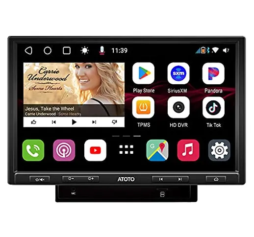 [10 pollici/QLED] ATOTO S8 Pro Doppio DIN Android Autoradio, Wireless CarPlay & Android Au...