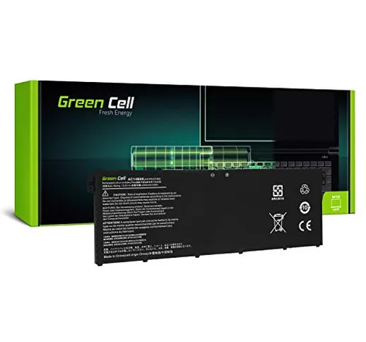 Green Cell AC14B3K AC14B7K AC14B8K Batteria per Acer Portatile (2200mAh 15.2V Nero)