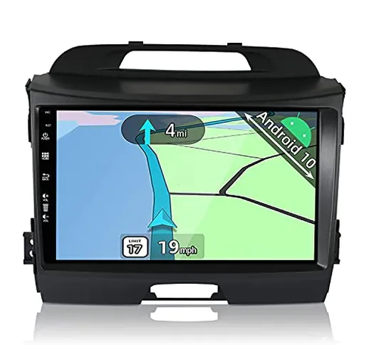 YUNTX Android 10 Autoradio adatto per Kia Sportage (2010-2015)- GPS 2 Din - 2G+32G - 9 pol...