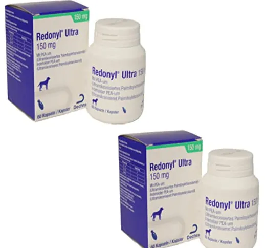 Dechra - Redonyl Ultra 150 mg per cani e gatti - Confezione doppia - 2 x 60 capsule
