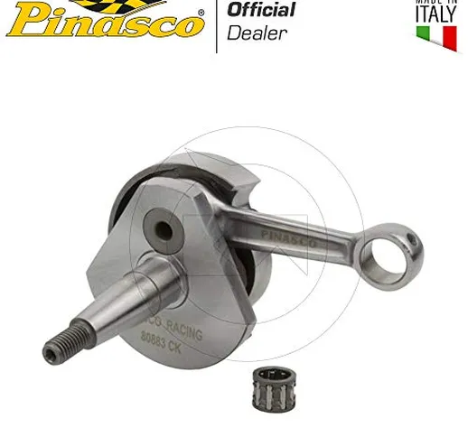 PINASCO ALBERO MOTORE ANTICIPATO BIELLA CROMATA CONO 19mm PIAGGIO APE VESPA 50 SPECIAL L R...