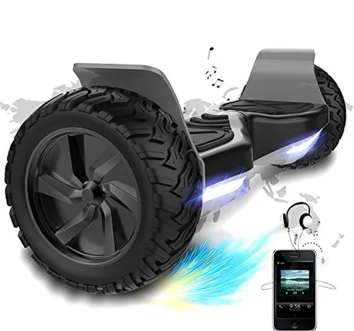 Hover Scooter Board SUV 8,5 Pollici con APP, Hoverboards Motor 700 W, Bluetooth e LED, Sco...