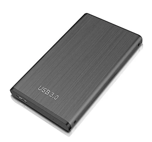 Hard Disk Esterno 2tb Portatile USB3.0 SATA HDD Storage per PC, Mac, Desktop, Laptop, MacB...