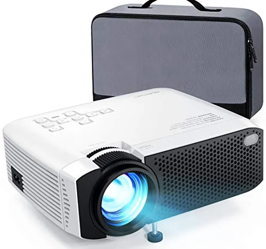 Proiettore, APEMAN 5000 Lumen Mini Videoproiettore Portatile 1080P Invia Borse Personalizz...