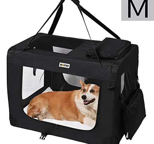 MC Star Borsa per Cane Portatile Pieghevole Trasportino per Cani Animali Domestici M 60 x...