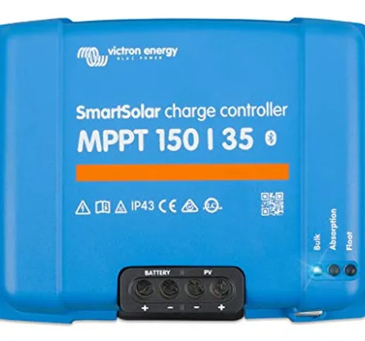Victron SmartSolar MPPT Regolatore di Carica 150/35 12V 24V 36V 48V Bluetooth Dongle Integ...