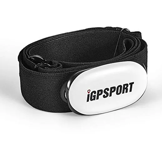 IGPSPORT HR40 Cardiofrequenzimetro Impermeabile IPX7 Bluetooth e Ant+ e Fascia Toracica pe...