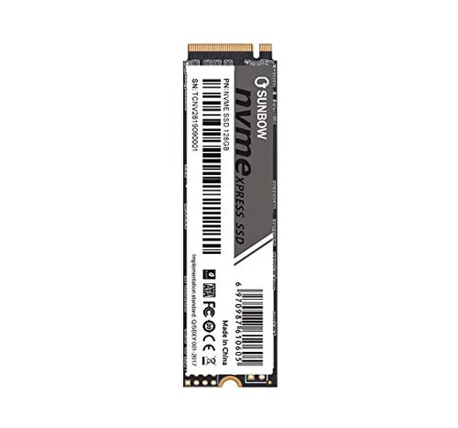 TCSUNBOW - Unità SSD M.2 2280 PCIe Express GEN3.0x4 NVMe da 240 GB NVME 128GB