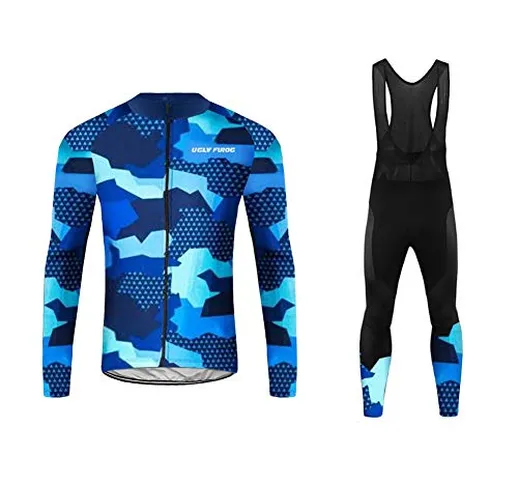 Uglyfrog Abbigliamento Ciclismo Set, Nuova Collezione Estivo Abbigliamento Sportivo per Bi...