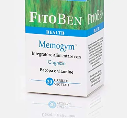 Fitoben - Memogym® Integratore naturale a base di Bacopa, Citicolina e vitamine del gruppo...