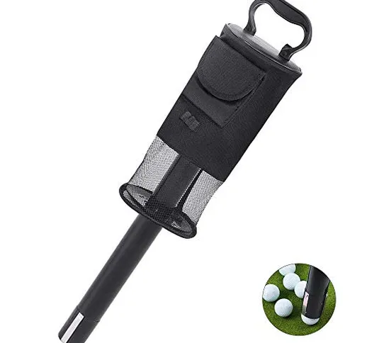 yidenguk Picker di Palline da Golf Recupera Palle da Golf con Borsa di Stoccaggio, Contien...