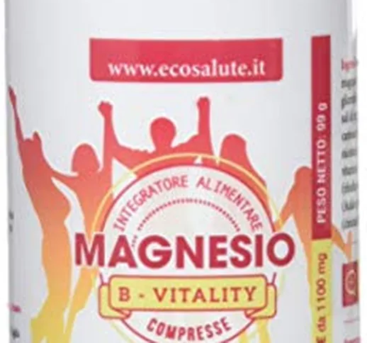 Spazio Ecosalute Magnesio B-Vitality Integratore Alimentare di Magnesio - 90 Compresse