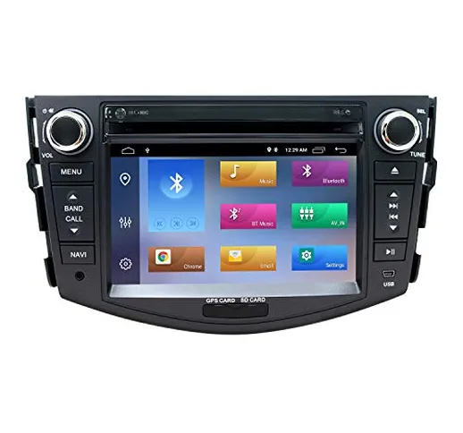 7 Pollici Android 10 Autoradio 2 Din stereo Auto per Toyota RAV4 2006-2012 con Touch Scree...