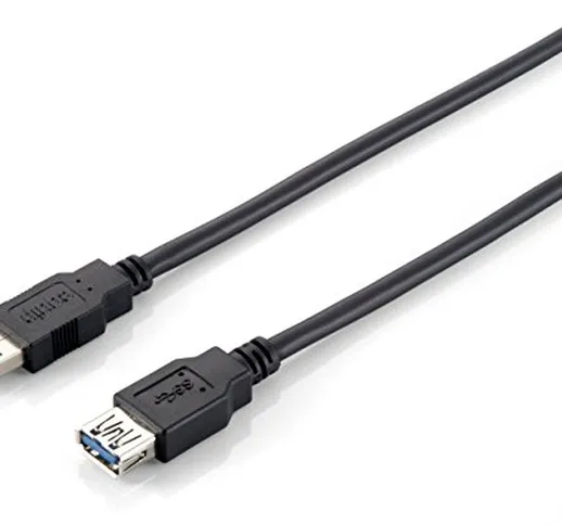 Equip 128398 cavo USB 2 m 3.0 (3.1 Gen 1) USB A Nero