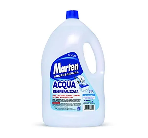 MARTEN ACQUA DEMINERALIZZATA DA LT. 4 ACQUA DISTILLATA - CONFEZIONE DA 4 FLACONI