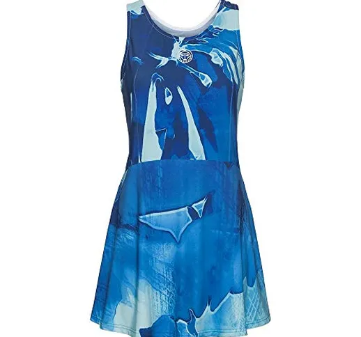 BIDI BADU Dress (3 in 1), Youma Tech - Vestitino 3 in 1 Donna, Turchese, Blu Scuro, L