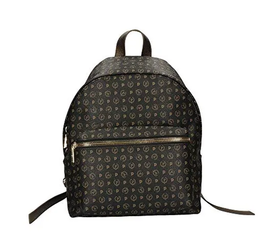 Pollini BORSA TAPIRO PVC NERO +VIT.BRONZO TE8412PP03Q1100G